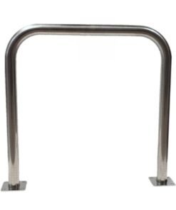 Aparcabicicletas universal clasico inox con placa