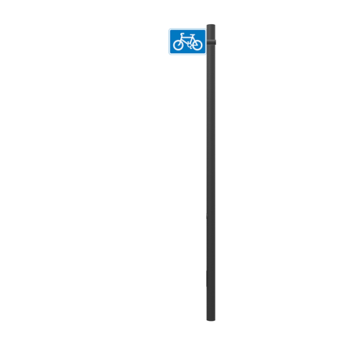 Cycle Stand with Bike Zone Sign