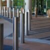 Stainless steel bollard Ø90 – view 2