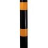 Black and yellow chain bollard with ring Ø80 – view 4