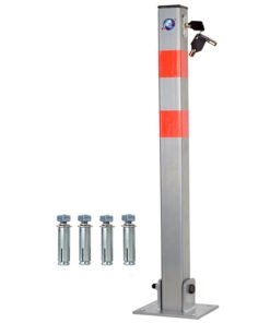 Bolardo abatible o barrera abatible guarda plaza parking