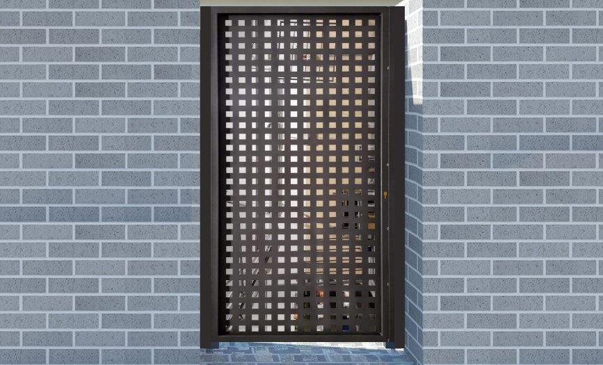 Puerta de chapa perforada a medida directo de fabrica compra online