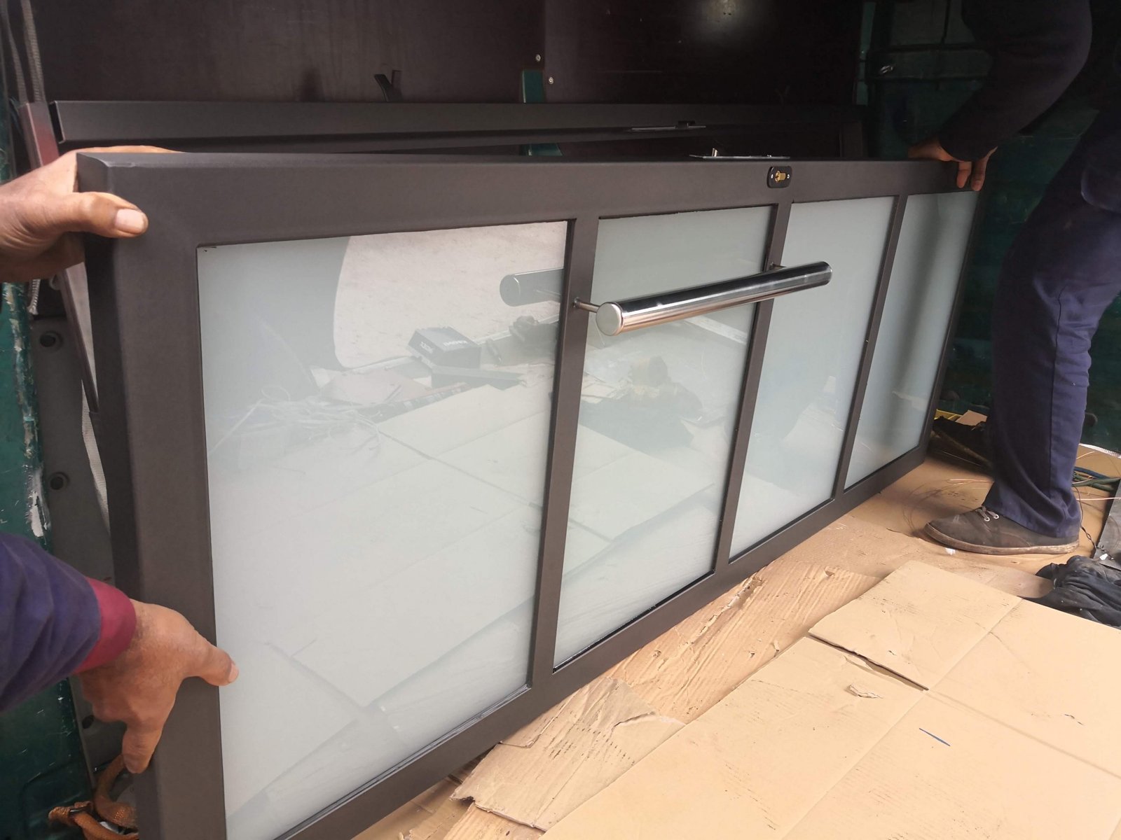 Puerta de acero para casa / comunidad seguridad modelo Acer