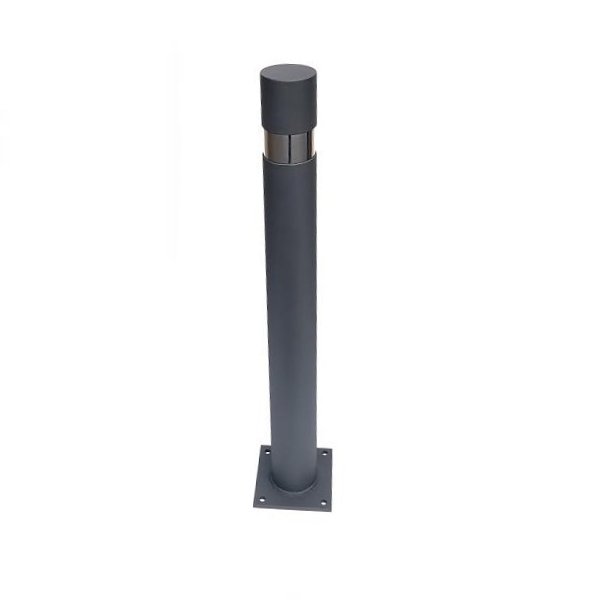 Barcelona model fixed steel bollard with plate