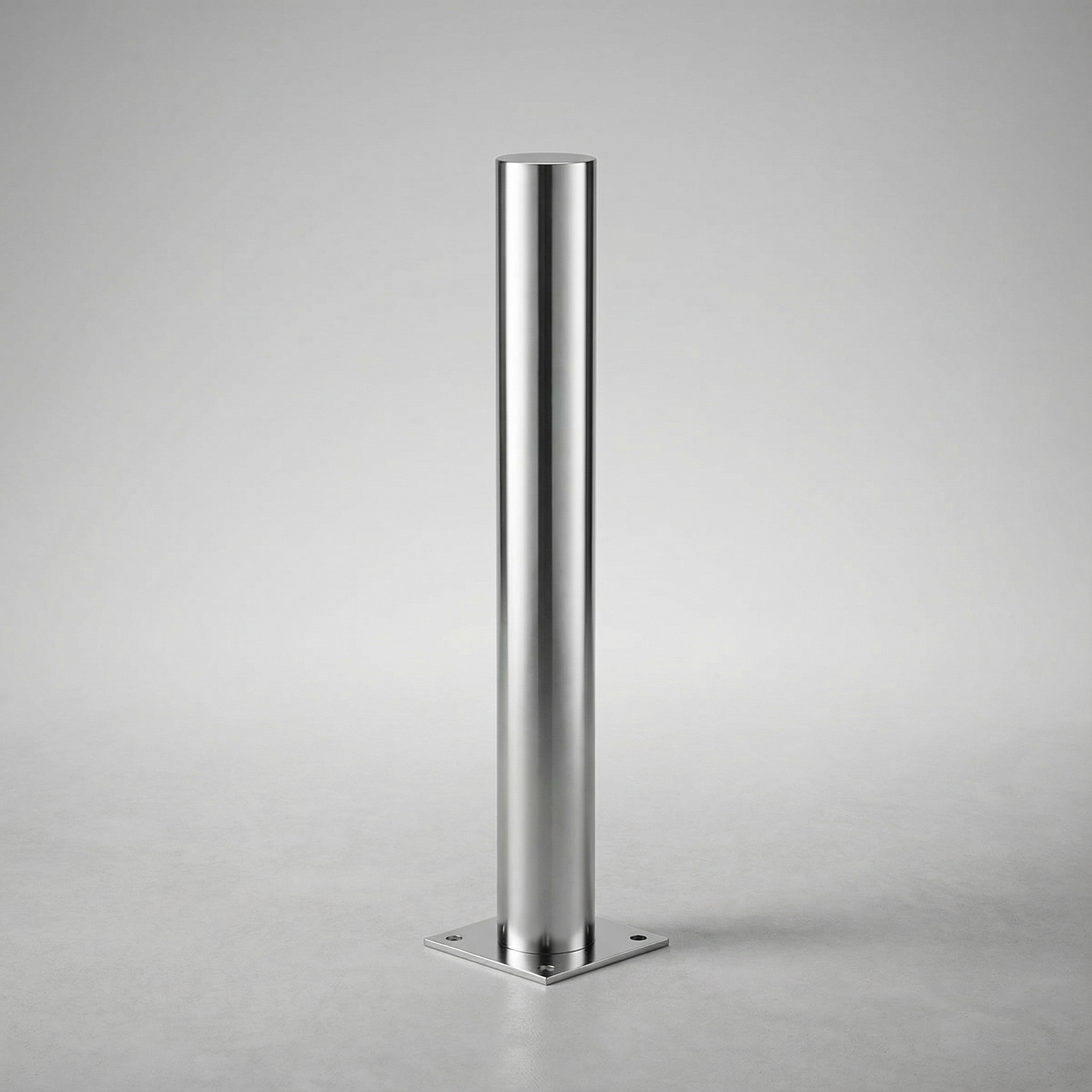 Fixed Stainless Steel Bollard with Base Plate