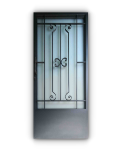 Puerta peatonal entrada principal ideal para casa /comunidad de seguridad modelo forja