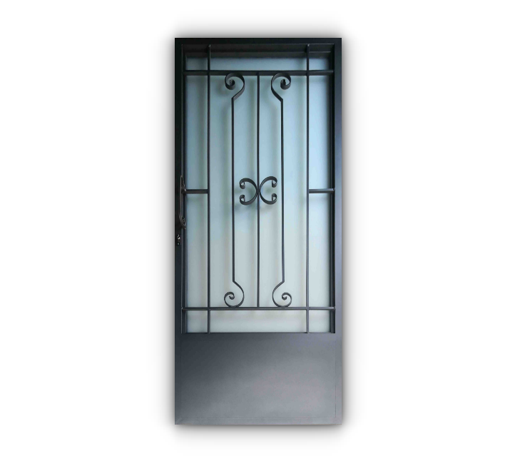 Puerta peatonal entrada principal ideal para casa /comunidad de seguridad modelo forja