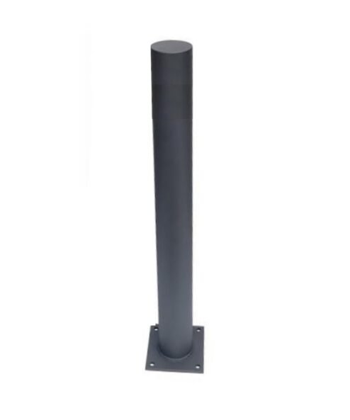 Bolt-Down Security Bollard Ø90 x 850 mm – Iron Base Plate