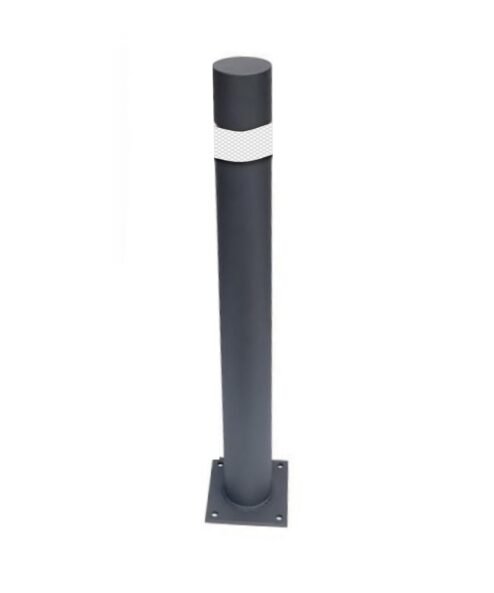 Security bollard Ø90 with reflective band