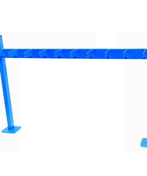 Floor-Mounted Steel Scooter Rack