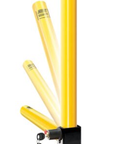 Pilona abatible Guarda Aparcamiento Cerradura seguridad integrada modelo mpole