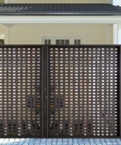 Puerta Batiente de chapa perforada a medida compra online