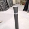 Barcelona Eco fixed bollard, galvanised – view 4