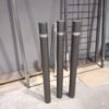 Barcelona Eco fixed bollard, galvanised – view 3