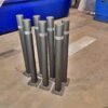 Barcelona Eco fixed bollard with base plate – view 2