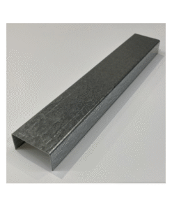 U de Chapa de Acero Galvanizado 1mm