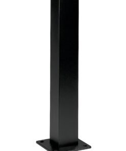 Square steel bollard 100x100 mm powder coated – robust and customizable