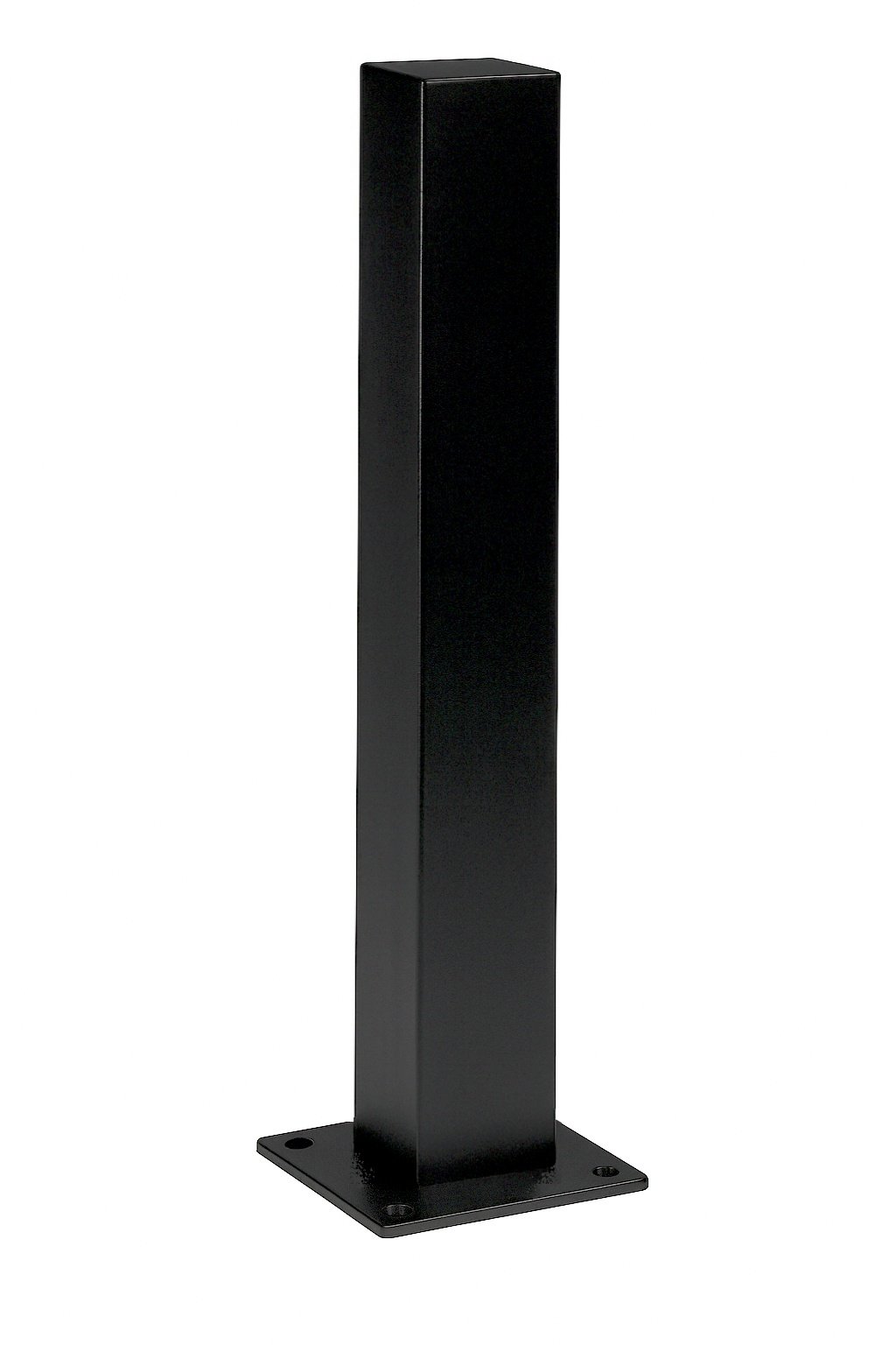 Square steel bollard 100x100 mm powder coated – robust and customizable