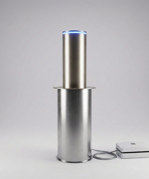 Automatic Rising Bollard Impact 220 Ø220 x 500 mm – Stainless Steel