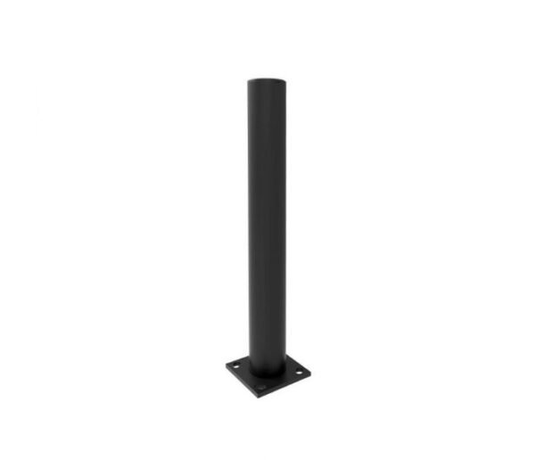 Bolt-Down Security Bollard Ø60 mm – Iron Base Plate