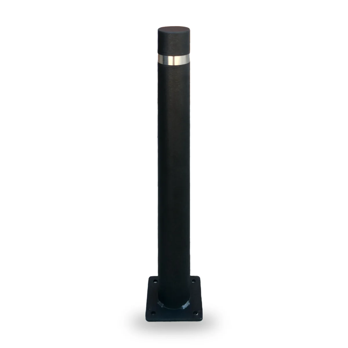 Fixed Bollard Barcelona with Base Plate – Steel