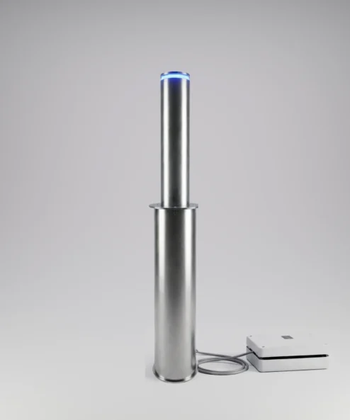 Automatic rising bollard 114 mm, galvanised