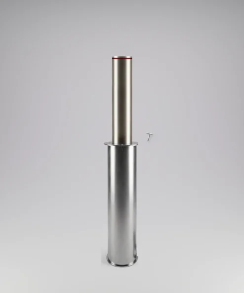 York semi-automatic bollard 114 mm, stainless steel